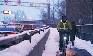 Début de la période d'exploitation hivernale de la piste multifonctionnelle du pont Jacques-Cartier le mercredi 20 décembre à 22 h 30