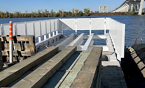 Héritage Champlain : les travaux d’aménagement des berges progressent bien