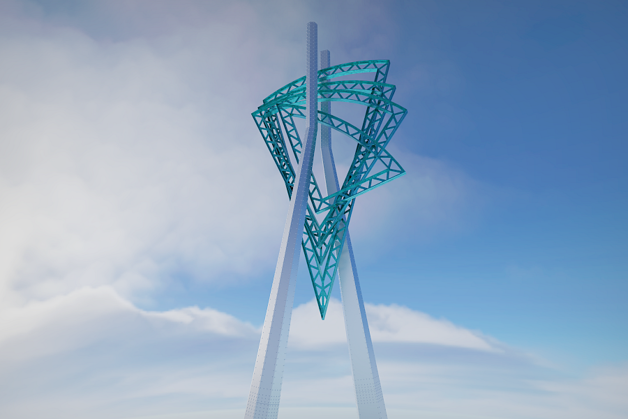 Description de l’œuvre Intersection selon l’artiste Karole Biron