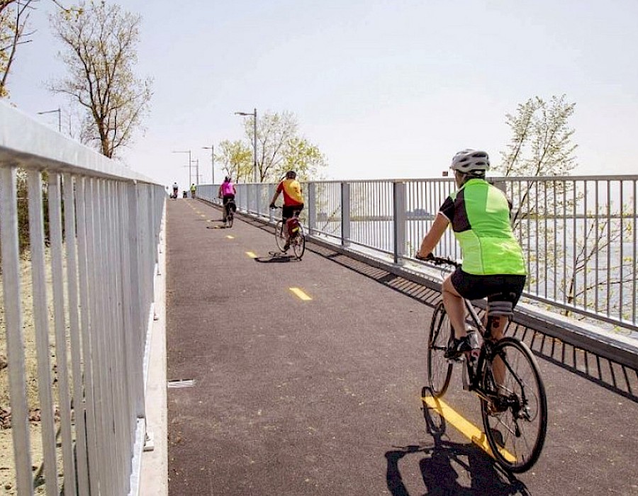 Active mobility | Champlain Bridge Estacade: opening of the Estacade bike path from April 9