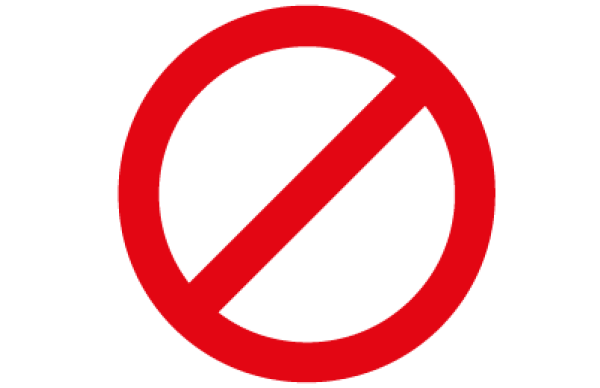 Prohibited during the fireworks