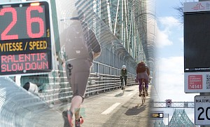 Active mobility on the Jacques Cartier Bridge | New devices and signage